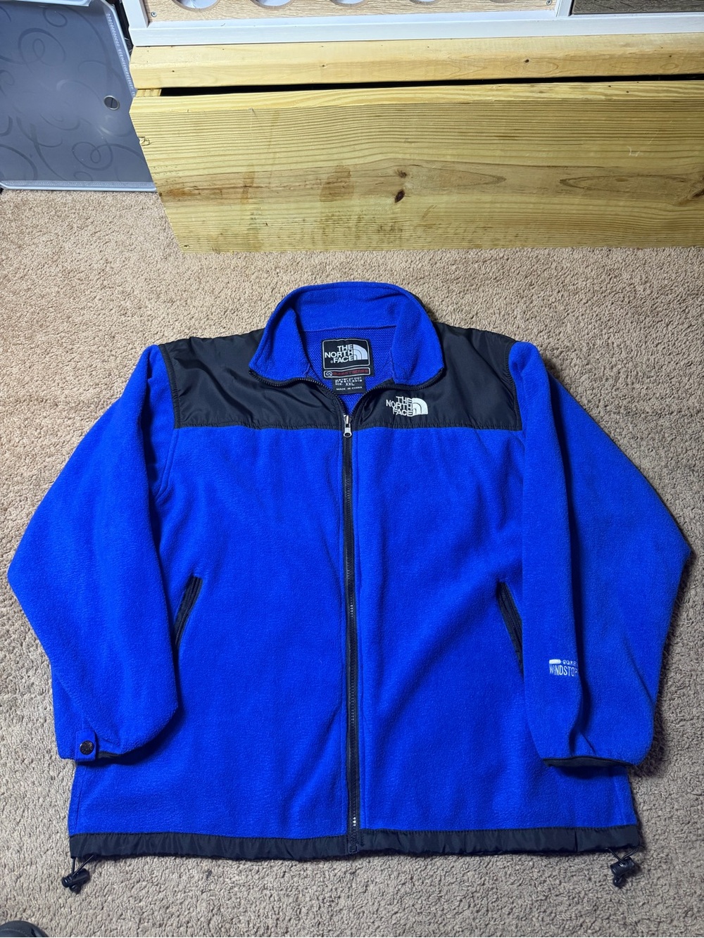 Vintage The North Face Gore-Tex Fleece Jacket size 2XL Blue